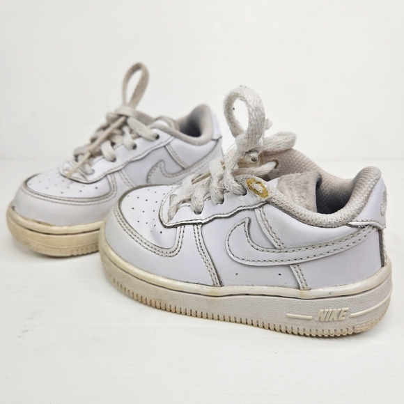 Nike Baby Boy's Nike Force 1( Infant/Toddler) White size 6 - Picture 1 of 12